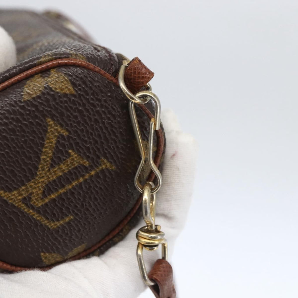 Louis Vuitton Papillon Pochette Monogram Canvas Brown Canvas Clutche & Pouche Bag