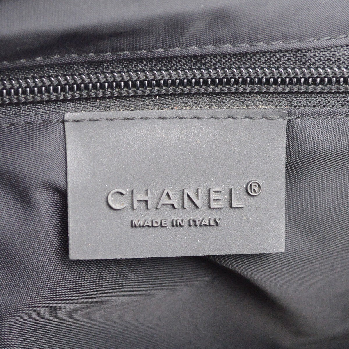Chanel Sport Line Flap Messenger Bag Wool And Nylon Black Nylon Shoulder Bag Bag