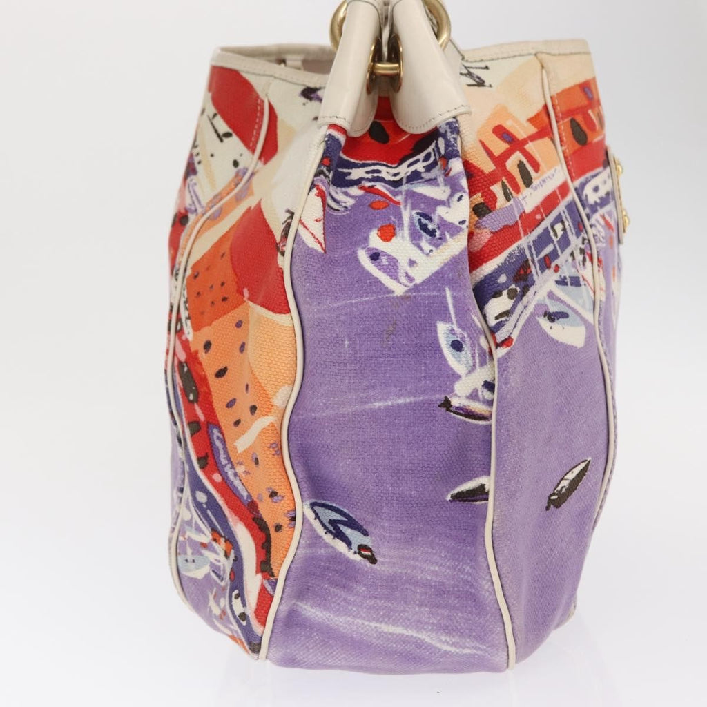 Louis Vuitton Galliera Handbag Riviera Cruise Canvas Purple Canvas Tote Bag
