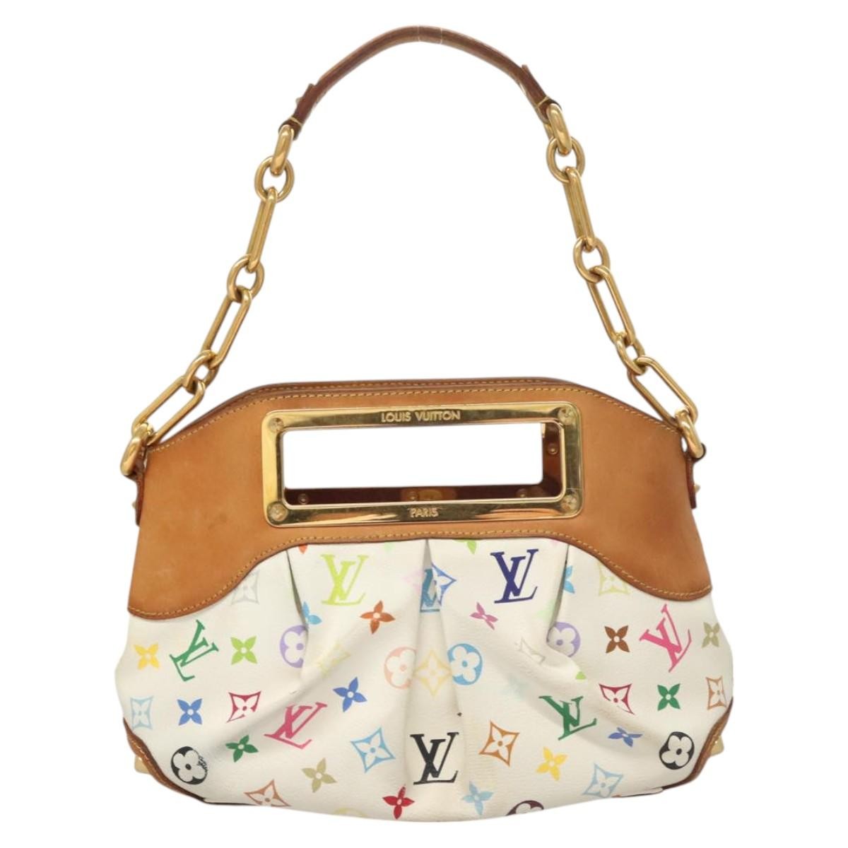 Louis Vuitton Judy Handbag Monogram Multicolor Multicolour Canvas Shoulder Bag