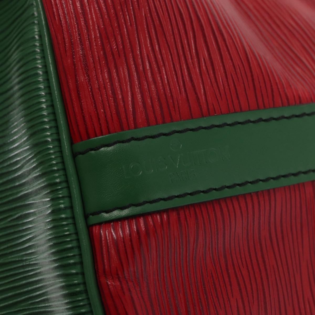 Louis Vuitton Bicolor Petit Noe Handbag Epi Leather Green Leather Shoulder Bag
