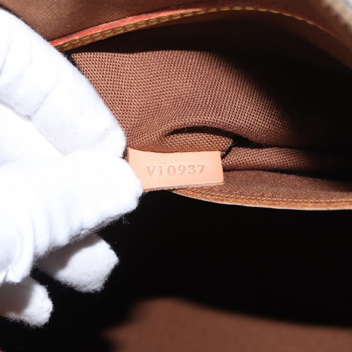 Louis Vuitton Alma Handbag Monogram Canvas Brown Canvas Handbag