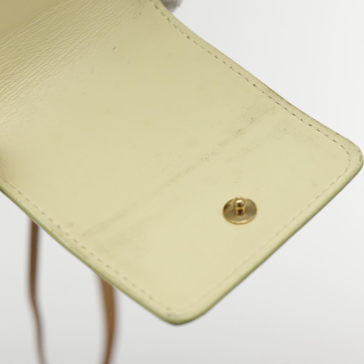 Louis Vuitton Walker Wallet Monogram Vernis Yellow Patent_Leather Clutche & Pouche Bag