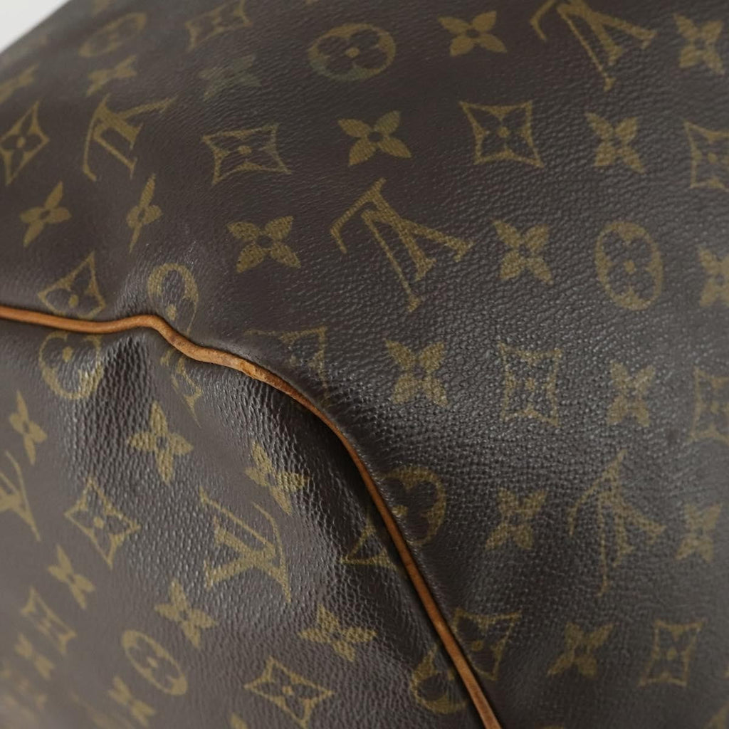 Louis Vuitton Keepall Bag Monogram Canvas Brown Canvas Travel Bag