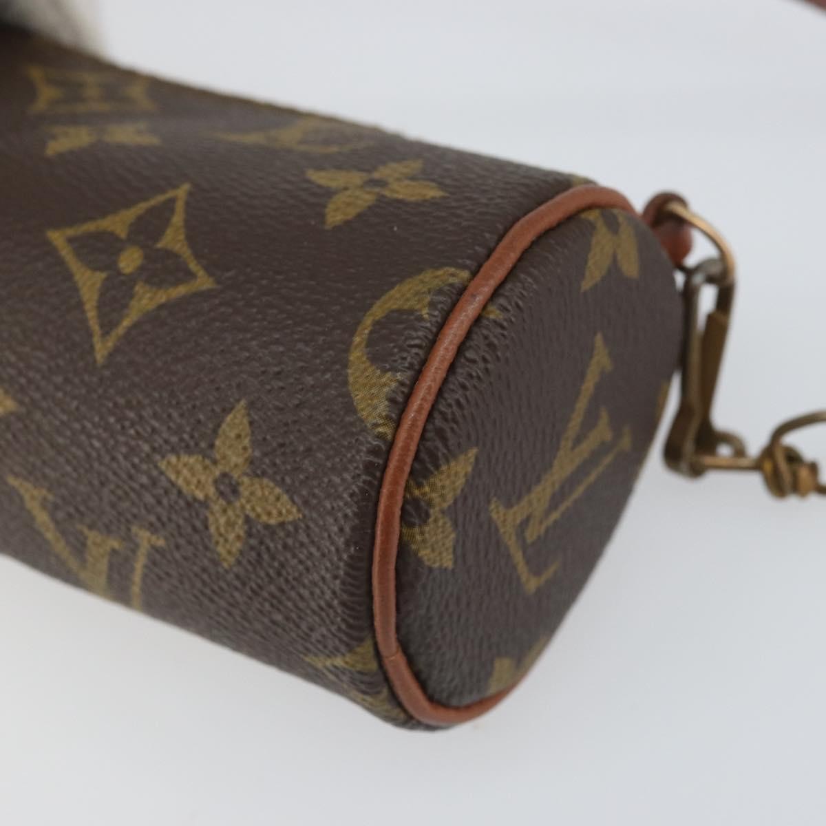 Louis Vuitton Papillon Pochette Monogram Canvas Brown Canvas Clutche & Pouche Bag