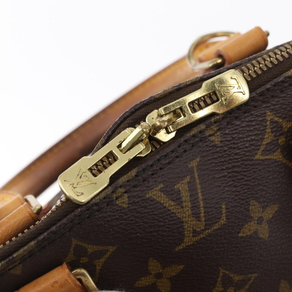 Louis Vuitton Alma Handbag Monogram Canvas Brown Canvas Handbag