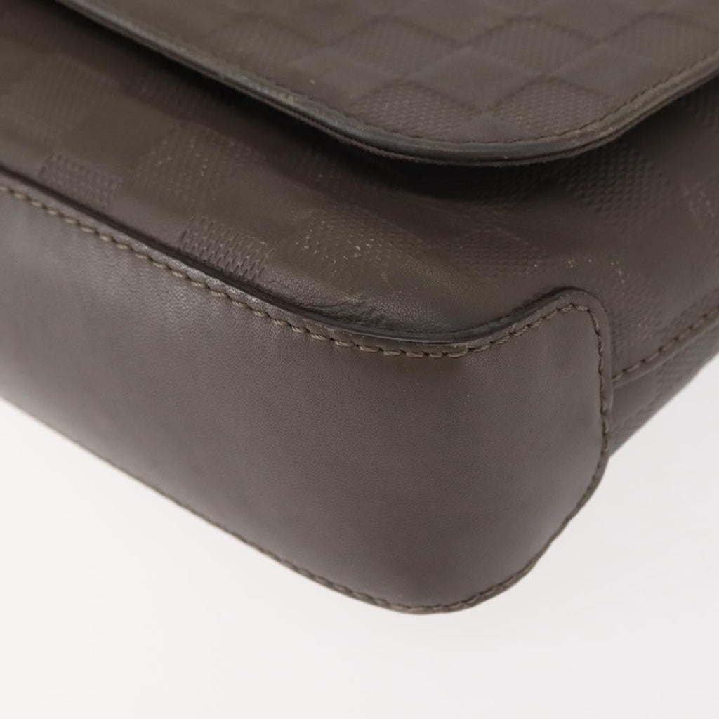 Louis Vuitton District Messenger Bag Damier Infini Leather Gray Leather Shoulder Bag