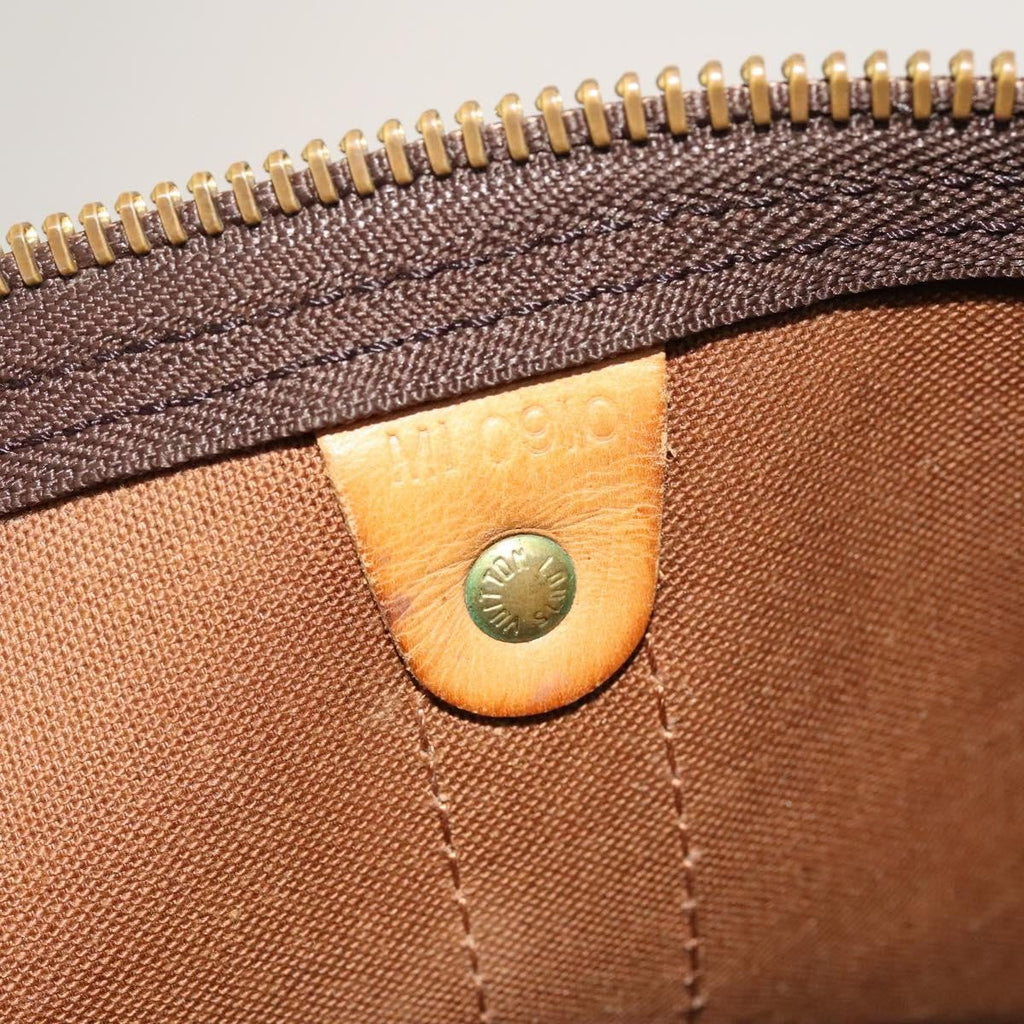 Louis Vuitton Keepall Bag Monogram Canvas Brown Canvas Travel Bag