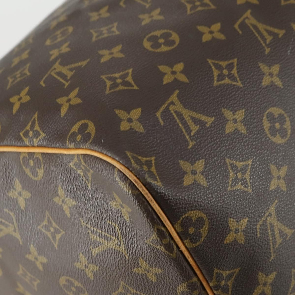 Louis Vuitton Keepall Bag Monogram Canvas Brown Canvas Travel Bag
