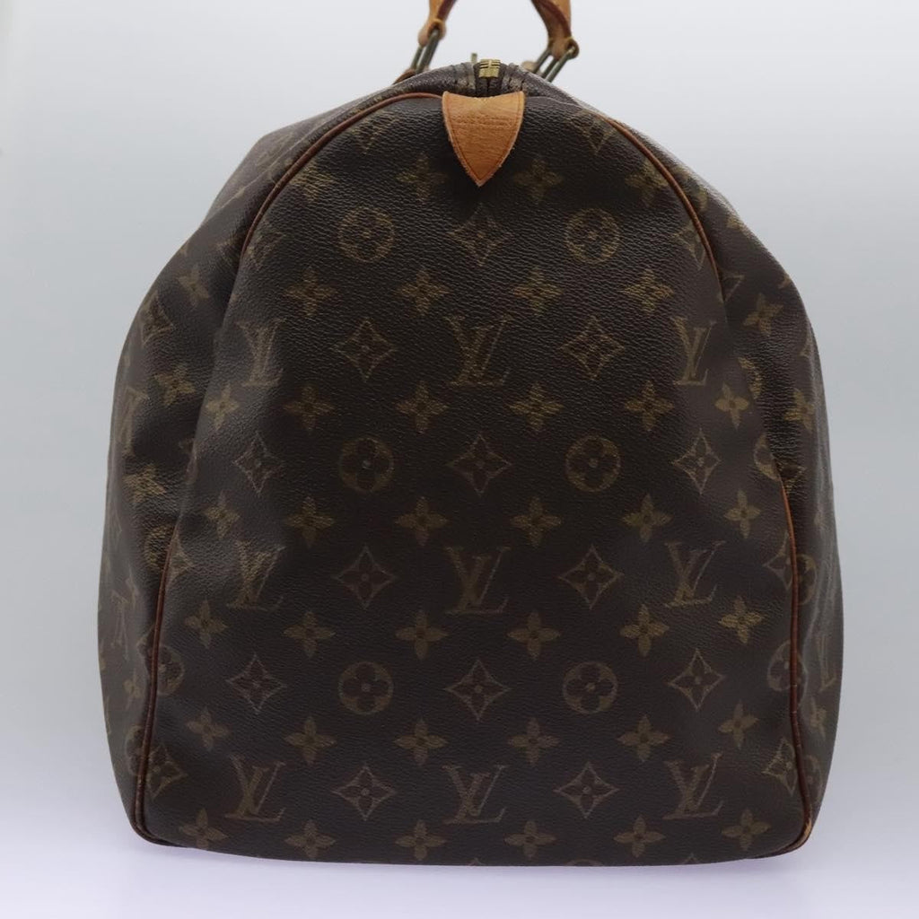 Louis Vuitton Keepall Bag Monogram Canvas Brown Canvas Travel Bag