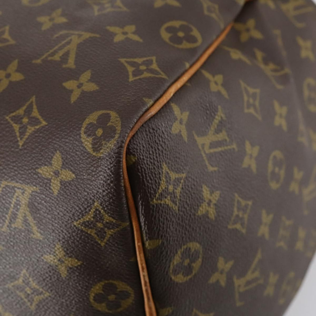 Louis Vuitton Keepall Bag Monogram Canvas Brown Canvas Travel Bag