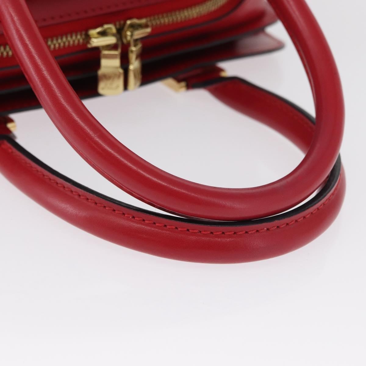 Louis Vuitton Pont Neuf Handbag Epi Leather Red Leather Handbag