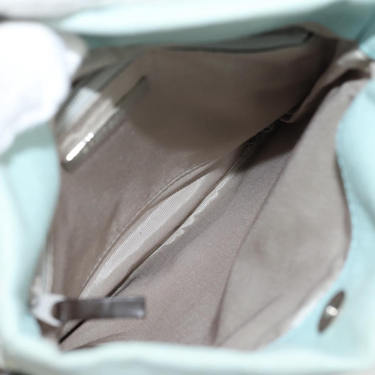 Burberry Vintage Shoulder Bag Canvas Blue Canvas Shoulder Bag
