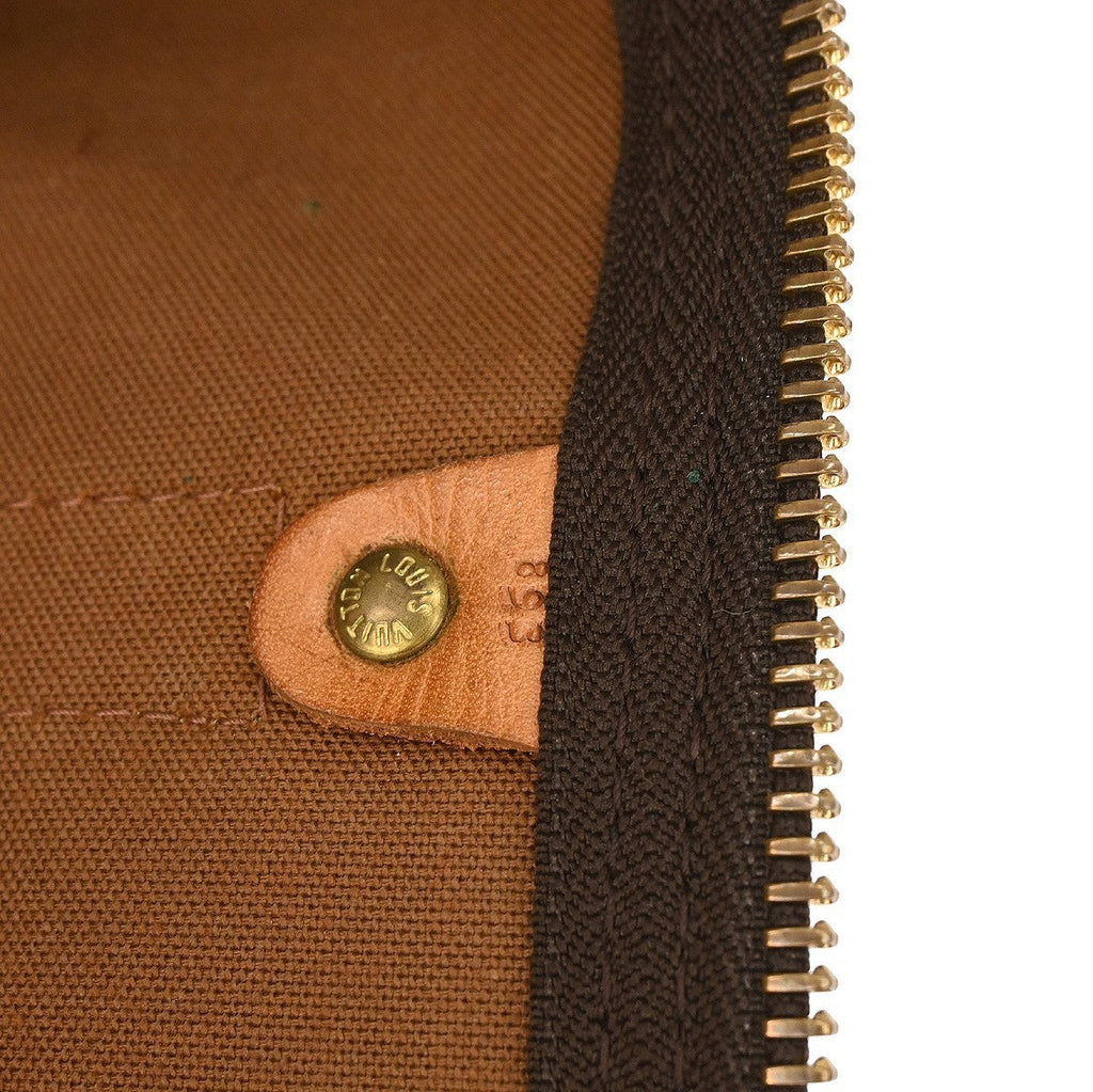 Louis Vuitton Keepall Bag Monogram Canvas Brown Canvas Travel Bag