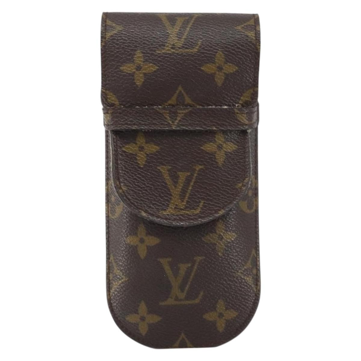 Louis Vuitton Etui À Lunette Canvas Brown Canvas Wallets Accessory