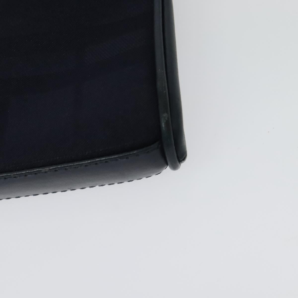 Burberry Flap Shoulder Bag Canvas Navy Canvas Shoulder Bag