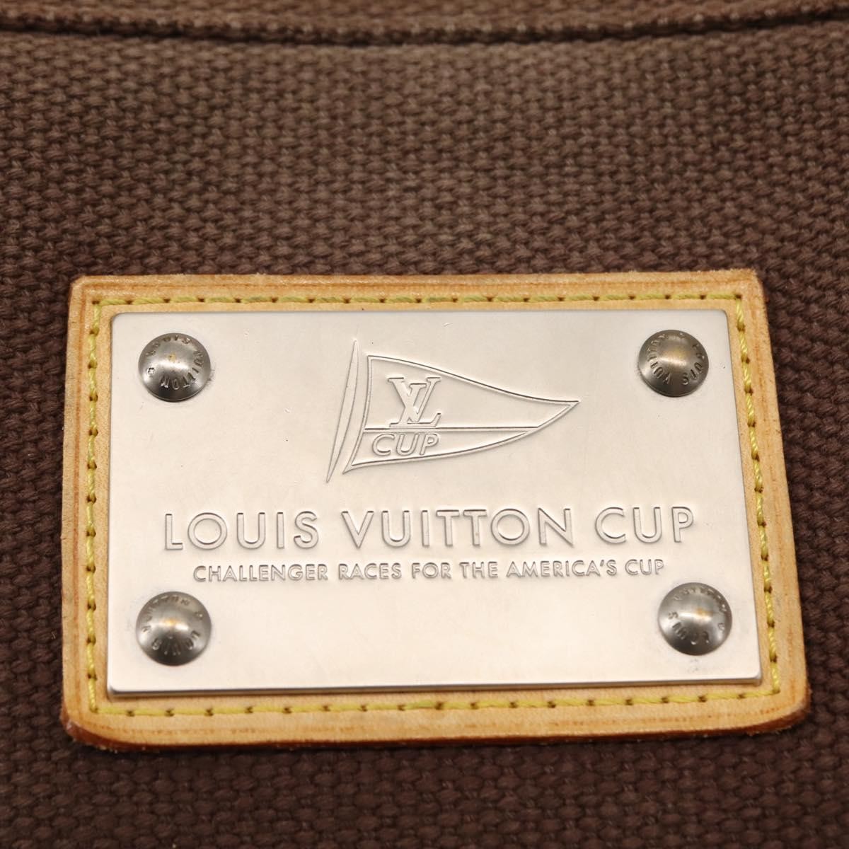 Louis Vuitton Antigua Tote Canvas Brown Canvas Tote Bag