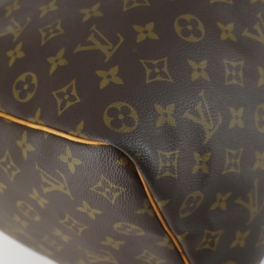 Louis Vuitton Keepall Bag Monogram Canvas Brown Canvas Travel Bag