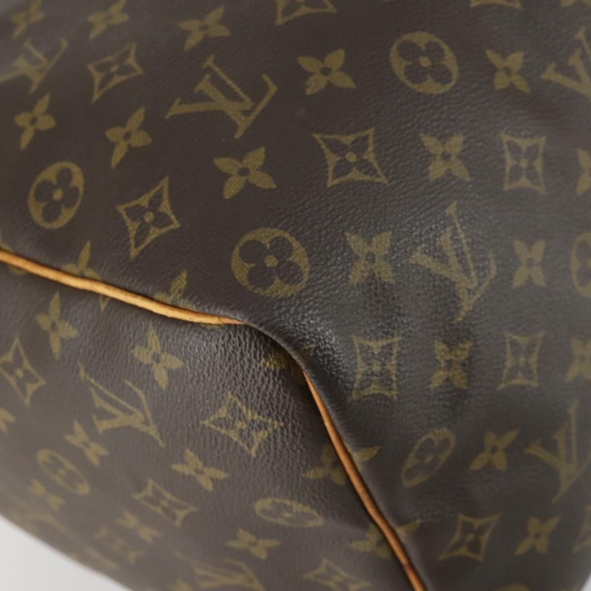 Louis Vuitton Keepall Bag Monogram Canvas Brown Canvas Travel Bag