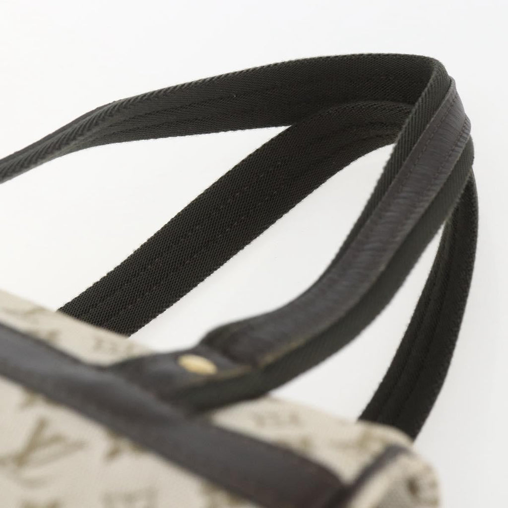 Louis Vuitton Josephine Handbag Mini Lin Khaki Canvas Handbag