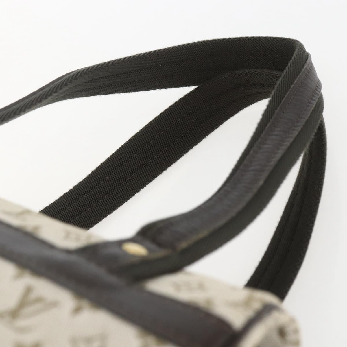 Louis Vuitton Josephine Handbag Mini Lin Khaki Canvas Handbag