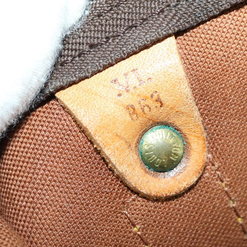 Louis Vuitton Keepall Bag Monogram Canvas Brown Canvas Travel Bag