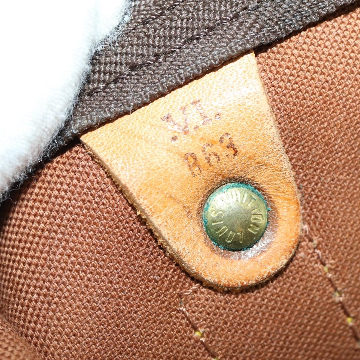 Louis Vuitton Keepall Bag Monogram Canvas Brown Canvas Travel Bag