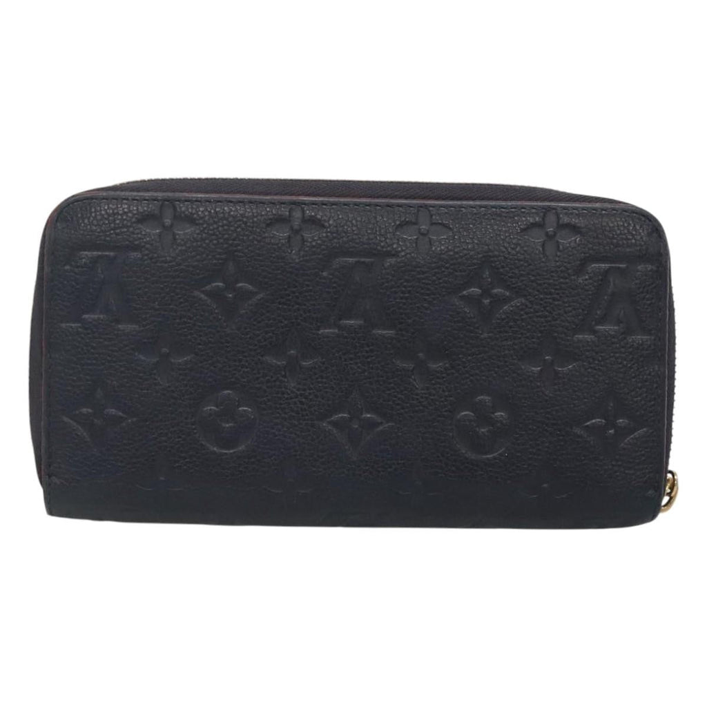 Louis Vuitton Portefeuille Zippy Monogramme Empreinte Monogramme Empreinte Navy Leather Wallets Accessory