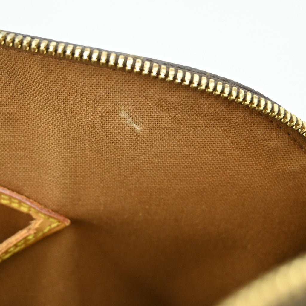 Louis Vuitton Alma Handbag Monogram Canvas Brown Canvas Handbag