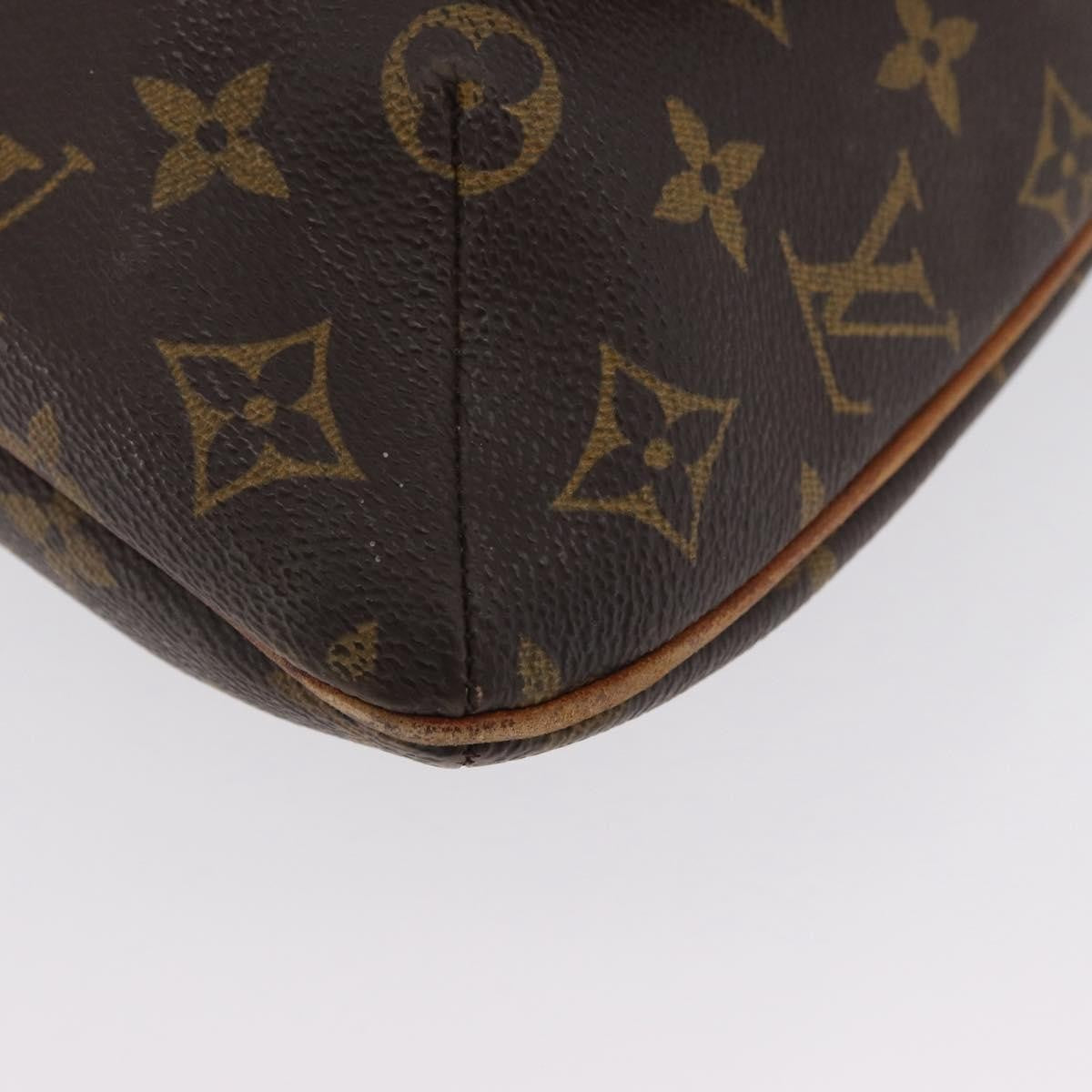 Louis Vuitton Musette Salsa Handbag Monogram Canvas Brown Canvas Shoulder Bag