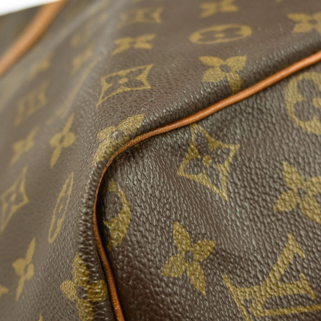 Louis Vuitton Keepall Bag Monogram Canvas Brown Canvas Travel Bag