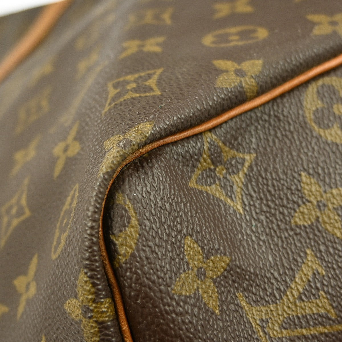 Louis Vuitton Keepall Bag Monogram Canvas Brown Canvas Travel Bag