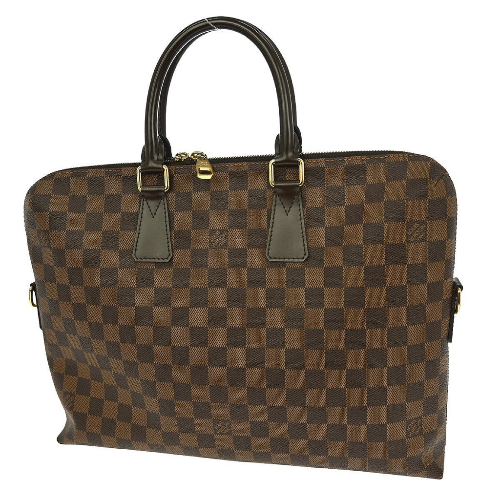 Louis Vuitton Porte-Documents Jour Bag Damier Brown Canvas Briefcase Bag