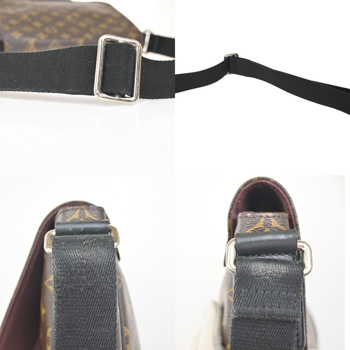 Louis Vuitton District Messenger Bag Macassar Monogram Canvas Brown Canvas Shoulder Bag