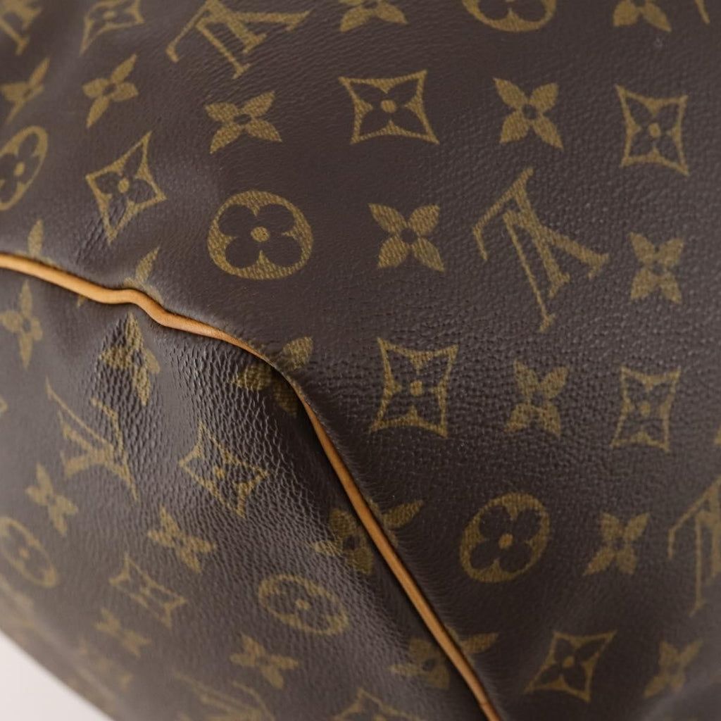 Louis Vuitton Keepall Bag Monogram Canvas Brown Canvas Travel Bag