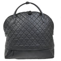 Chanel Horizontal Sport Weekender Bag Quilted Coated Canvas Black Nylon Travel Bag Bag