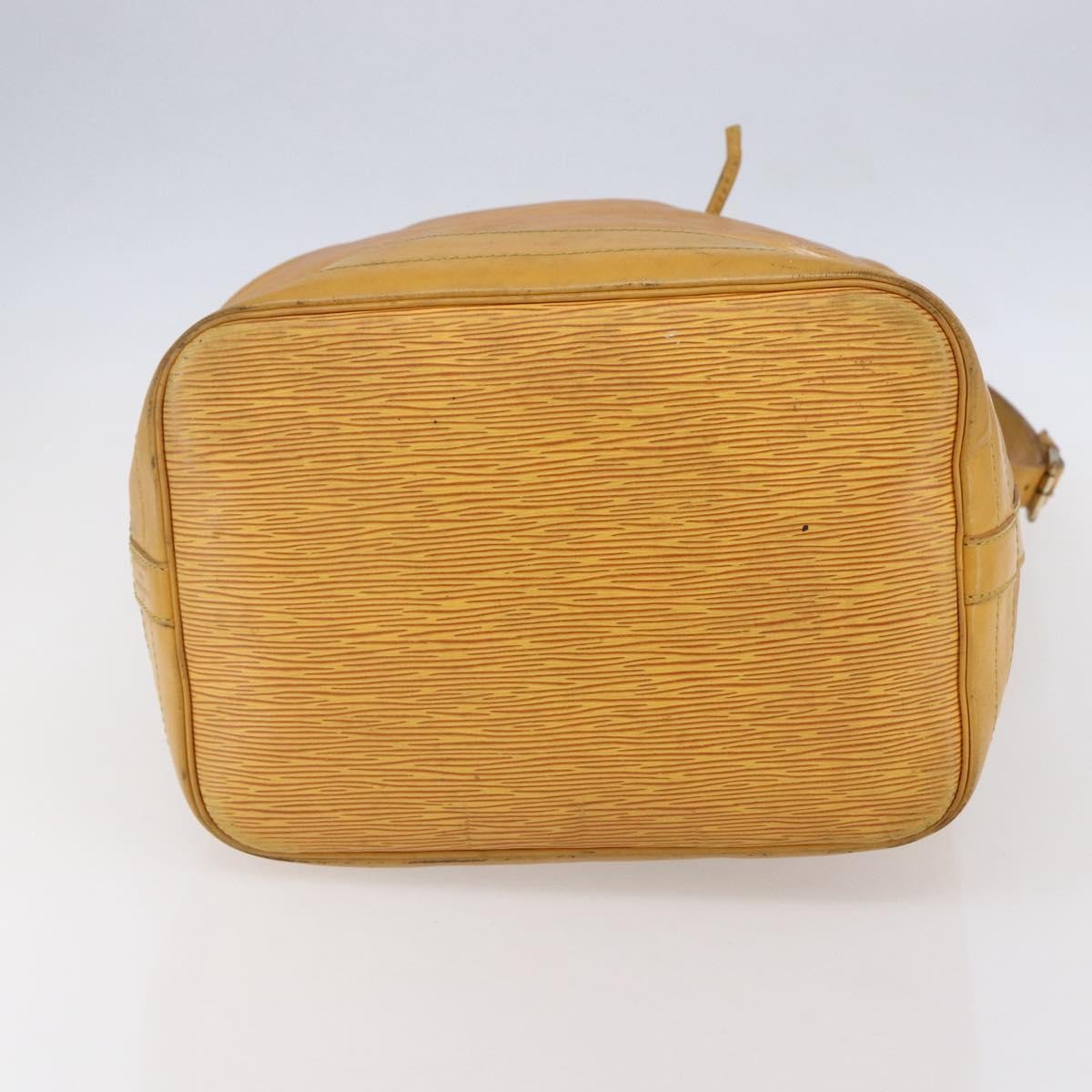 Louis Vuitton Petit Noe Nm Handbag Epi Leather Yellow Leather Shoulder Bag