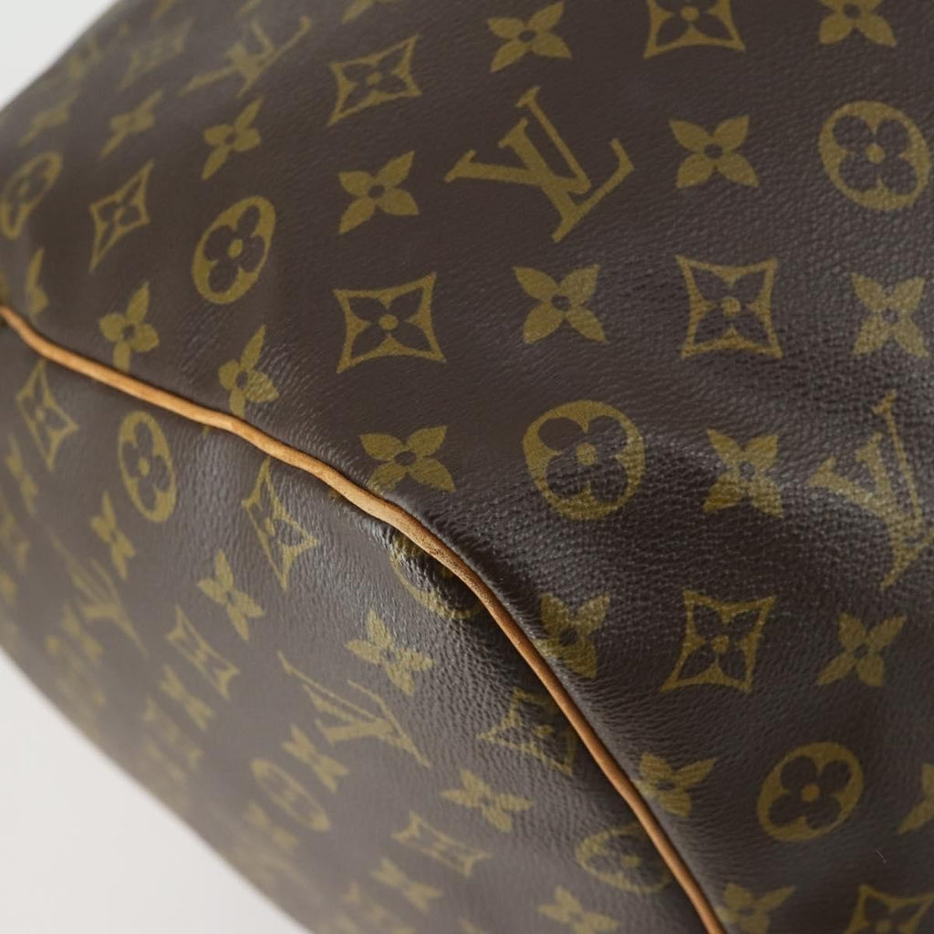 Louis Vuitton Keepall Bag Monogram Canvas Brown Canvas Travel Bag
