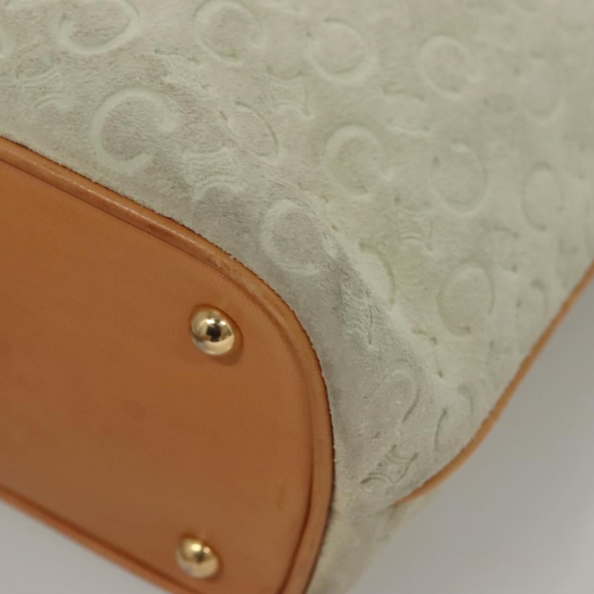 Celine Vintage Macadam Tote Bag C Macadam Suede White Suede Tote Bag Bag