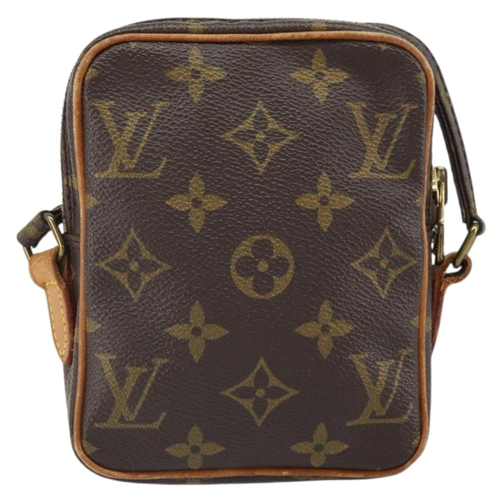 Louis Vuitton Danube Handbag Monogram Canvas Brown Canvas Shoulder Bag
