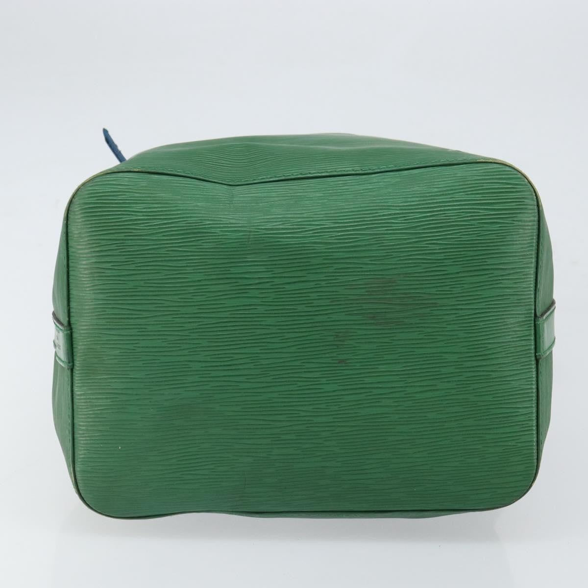 Louis Vuitton Petit Noe Handbag Epi Leather Green Leather Shoulder Bag