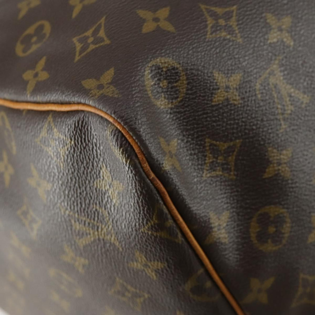 Louis Vuitton Keepall Bag Monogram Canvas Brown Canvas Travel Bag