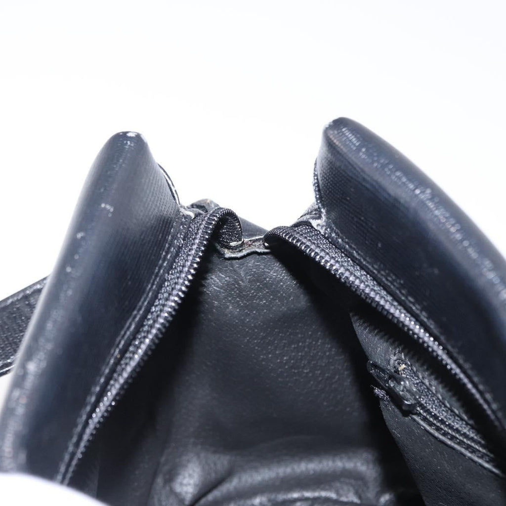 Celine Vintage Circle Logo Crossbody Bag Leather Black Leather Shoulder Bag Bag