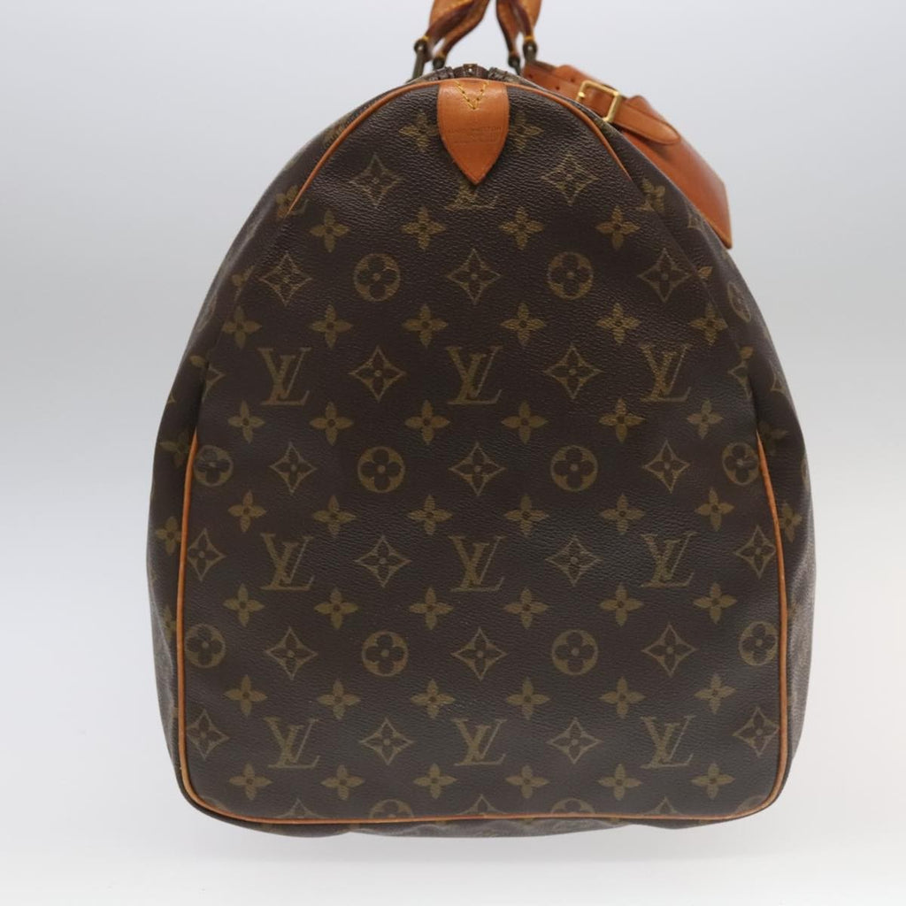 Louis Vuitton Keepall Bag Monogram Canvas Brown Canvas Travel Bag