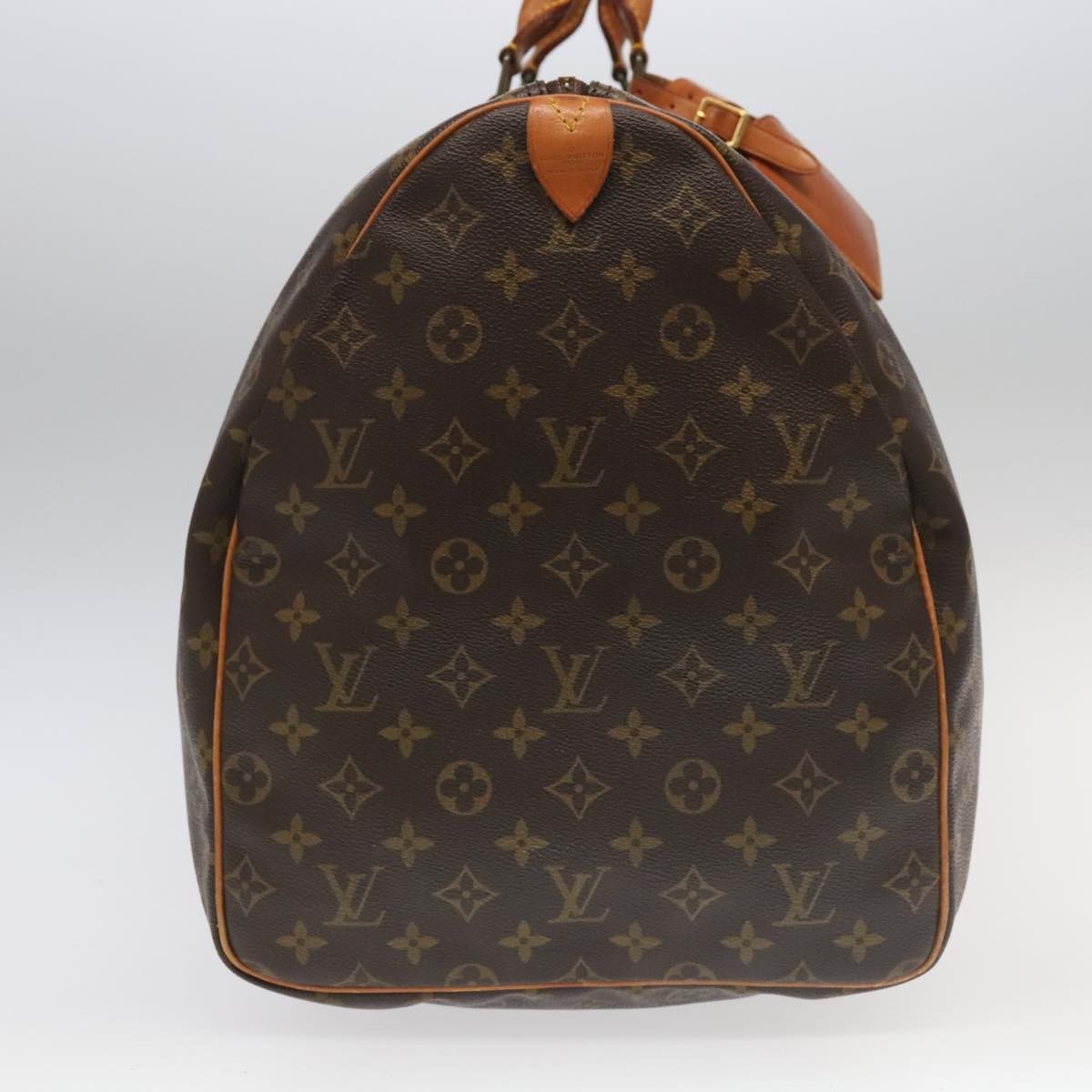 Louis Vuitton Keepall Bag Monogram Canvas Brown Canvas Travel Bag