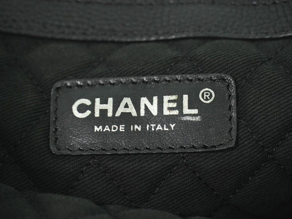 Chanel Optic Coco Tote Printed Coated Canvas With Caviar Multicolour Canvas Tote Bag Bag