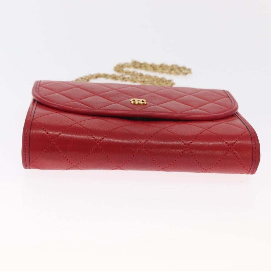 Chanel Vintage Clutch Leather Red Leather Clutche & Pouche Bag