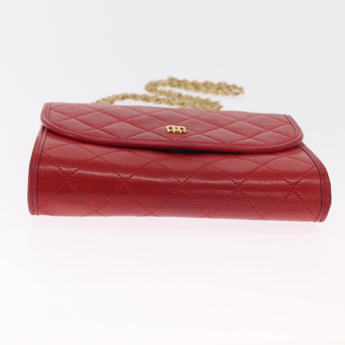 Chanel Vintage Clutch Leather Red Leather Clutche & Pouche Bag