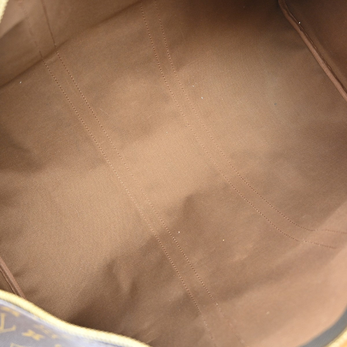 Louis Vuitton Keepall Bag Monogram Canvas Brown Canvas Travel Bag
