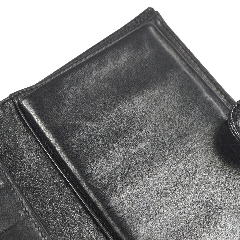 Chanel Timeless Cc French Wallet Caviar Black Leather Wallets Accessory
